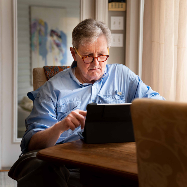 John Kennedy iPad