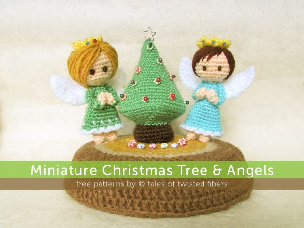 Miniature-Christmas-Tree-&-Angels--Tales-of-Twisted-Fibers