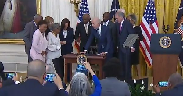 Biden Creates New Federal Holiday For Blacks Only, No Whites Allowed Biden Creates New Federal Holiday For Blacks Only, No Whites Allowed