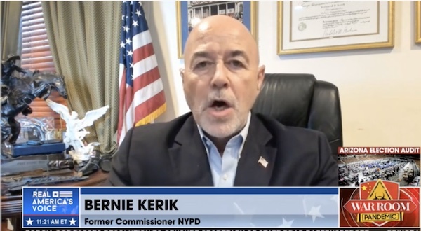 Kerik: It Will Be Proven That The Election Was Stolen Within The 3-4 Weeks Kerik: It Will Be Proven That The Election Was Stolen Within The 3-4 Weeks