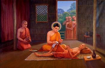 sick-monk-with-buddha-and-ananda sick-monk-with-buddha-and-ananda
