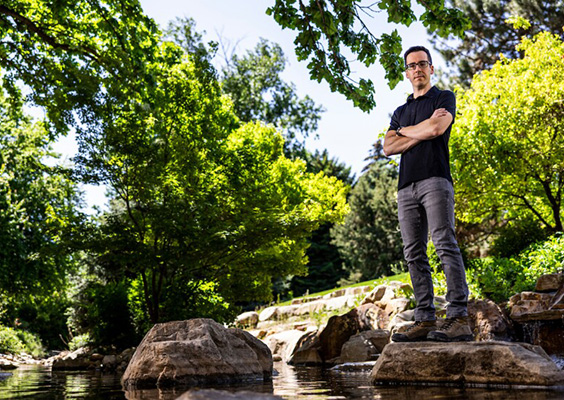 ABYU professor Rob Sowby says water conservation doesn't have to be a sacrifice. Photo by BYU Photo.