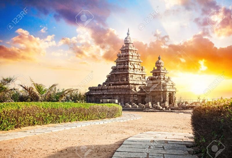 Đền Mahabalipuram - thánh tích Ấn Độ Giáo.