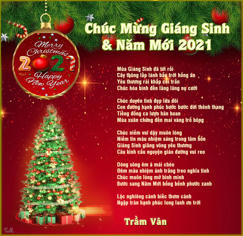 Chúc Mừng Giáng Sinh - Năm Mới 2021