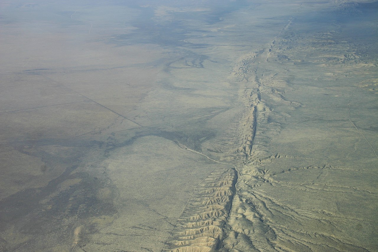 San Andreas Fault Line