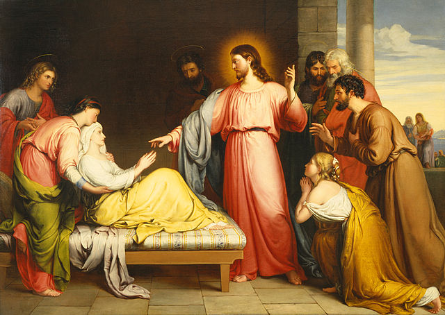 John Bridges: Christ Healing the Mother of Simon Peter's Wife