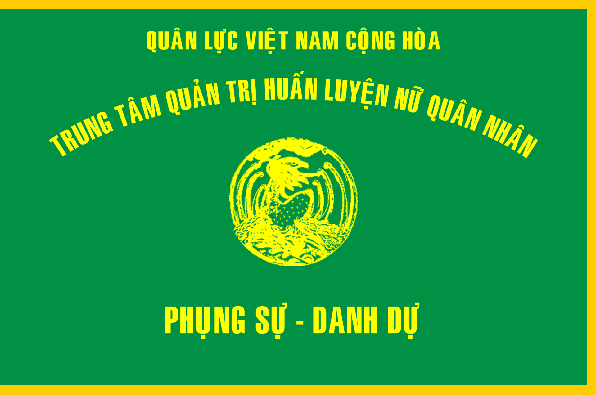 Flag of South Vietnamese Women's Army Corps Training Center.png