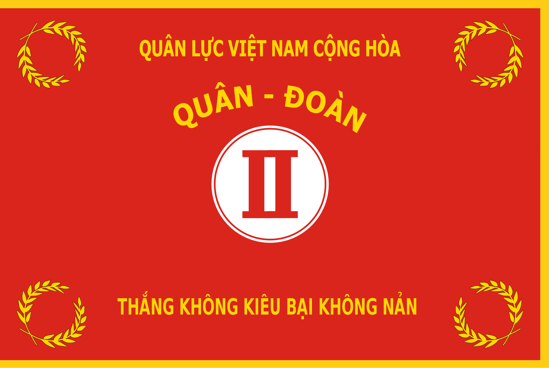 Flag of the ARVN II Corps.svg