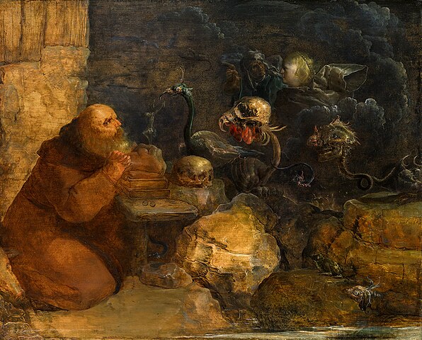Jan van der Venne - The Temptation of St Anthony (Public Domain)