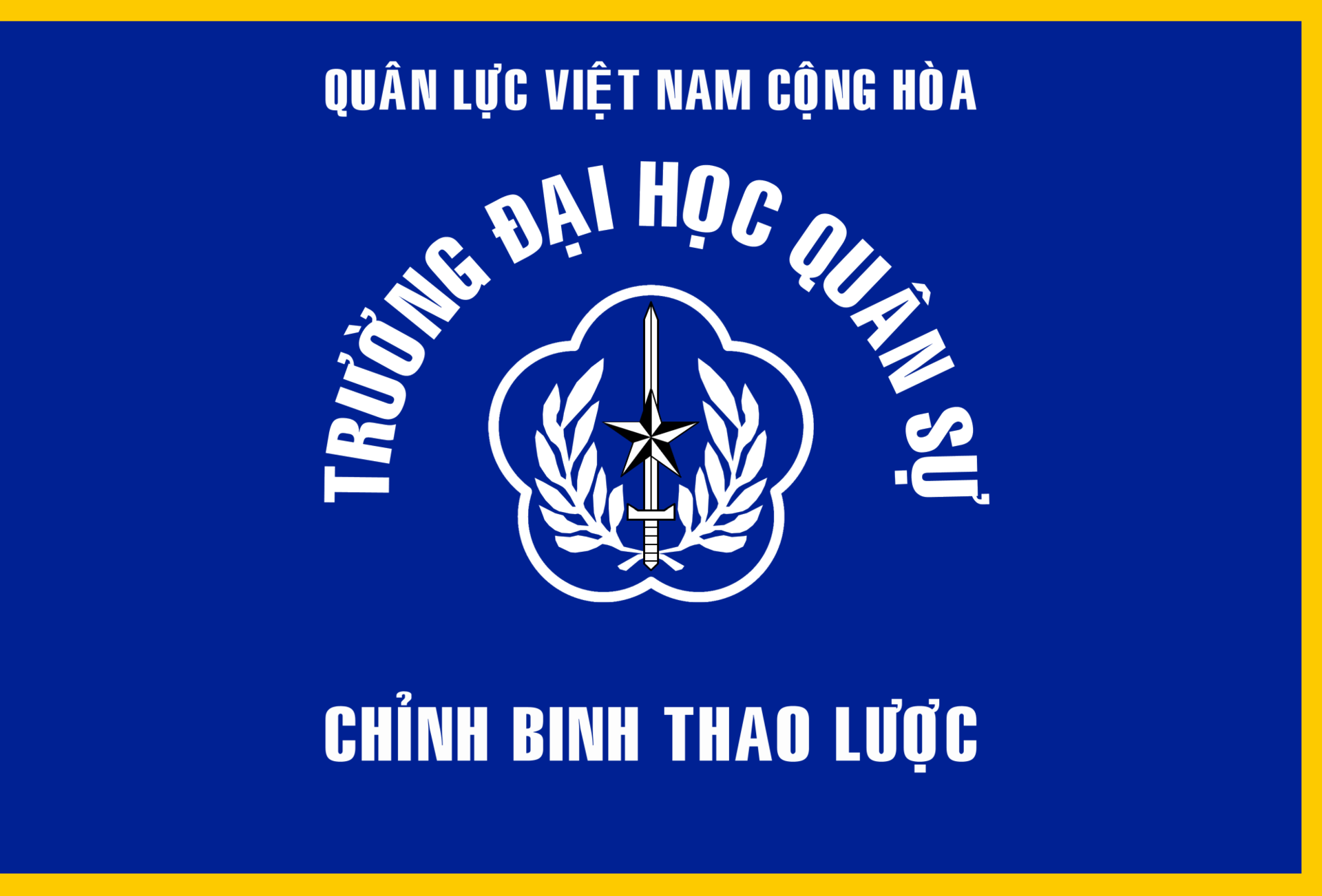 Flag of South Vietnamese Command and General Staff College.png