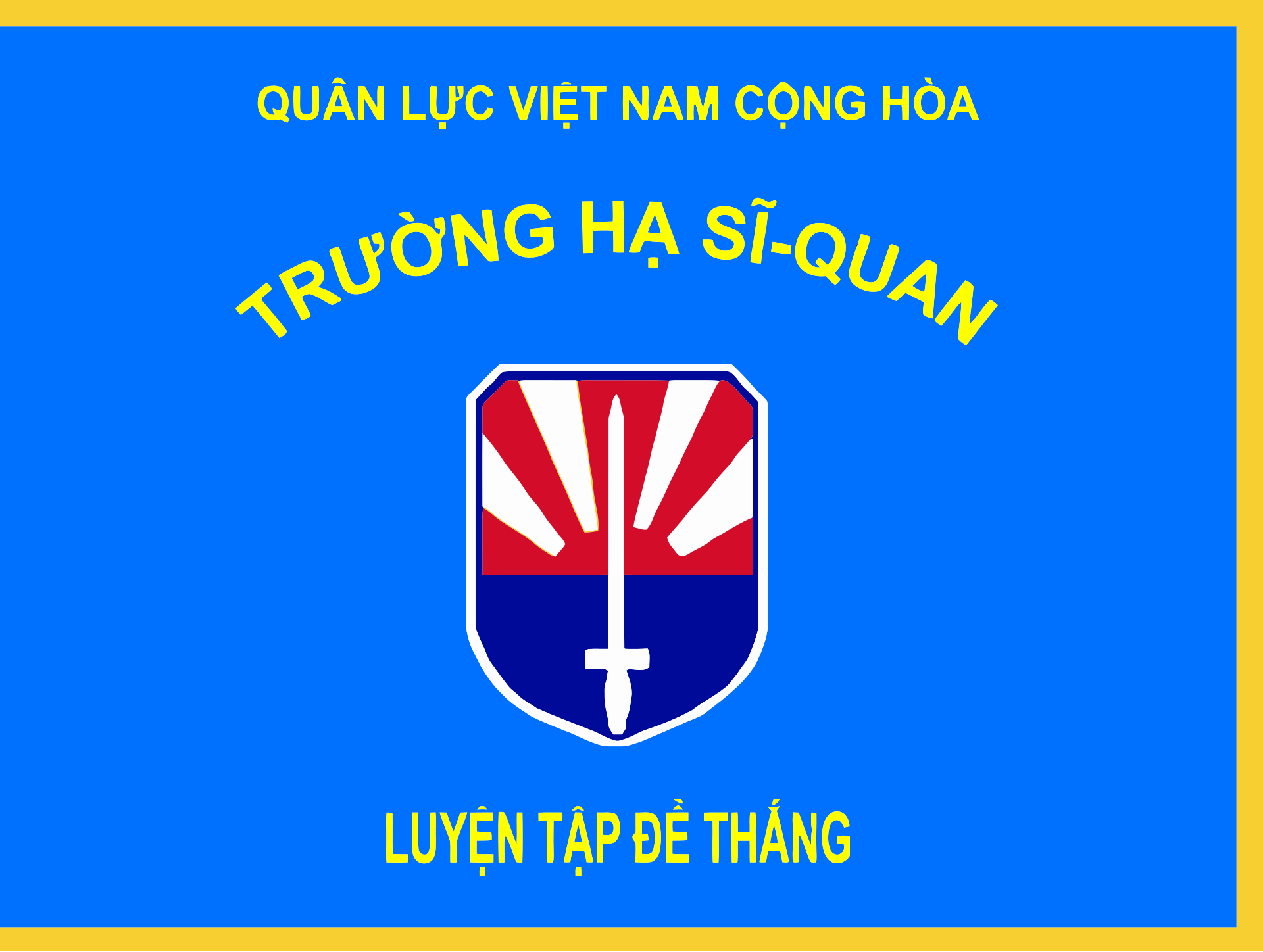 Flag of Dong De Military School.svg