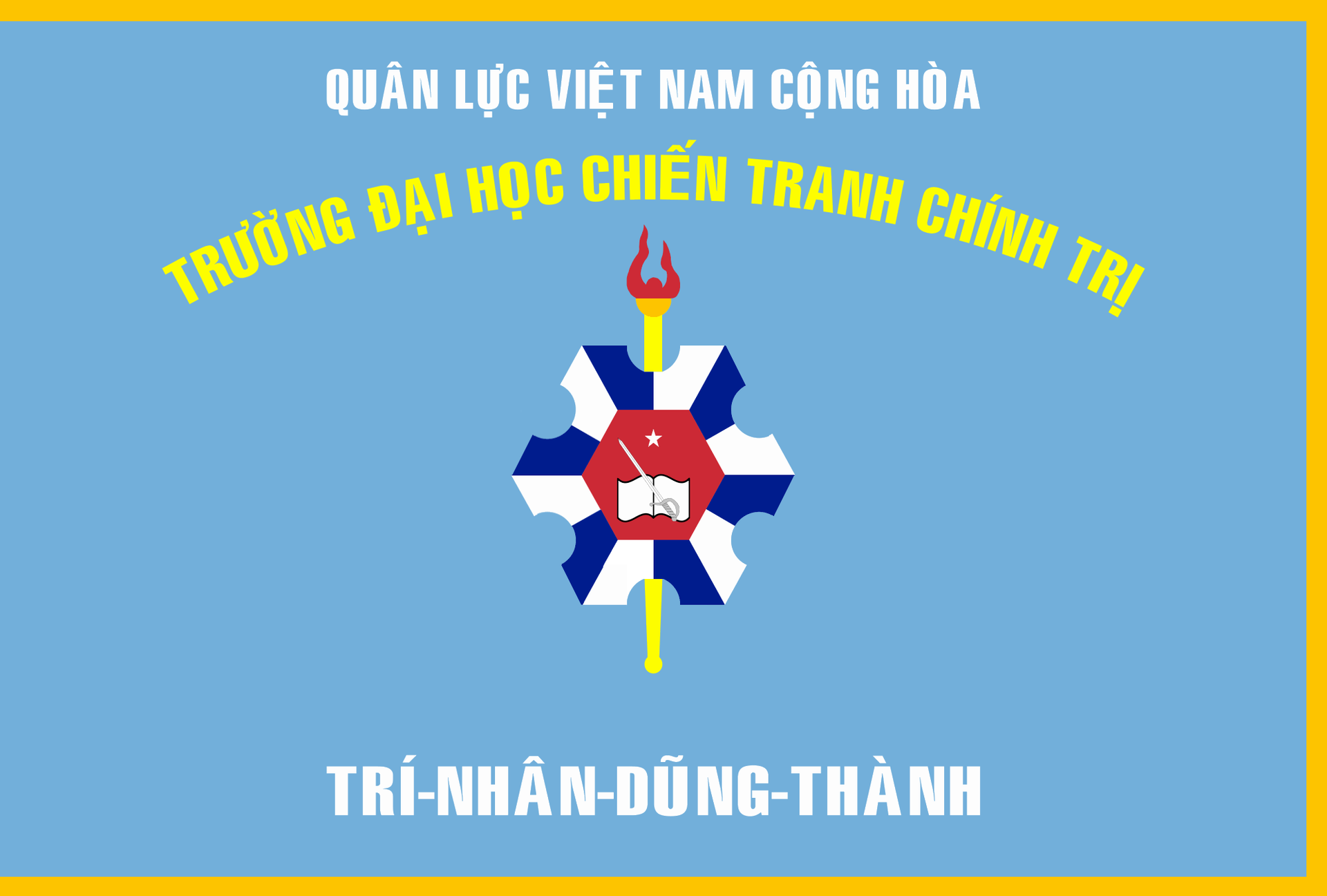 Flag of South Vietnamese Polwar College.png