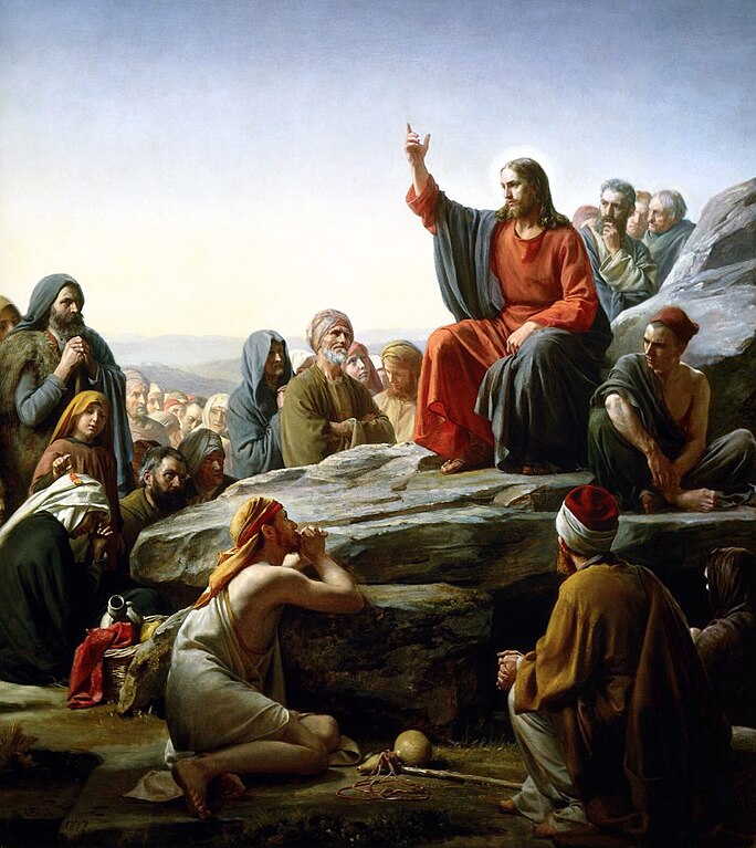 Carl Bloch: The Sermon On the Mount (Public Domain)