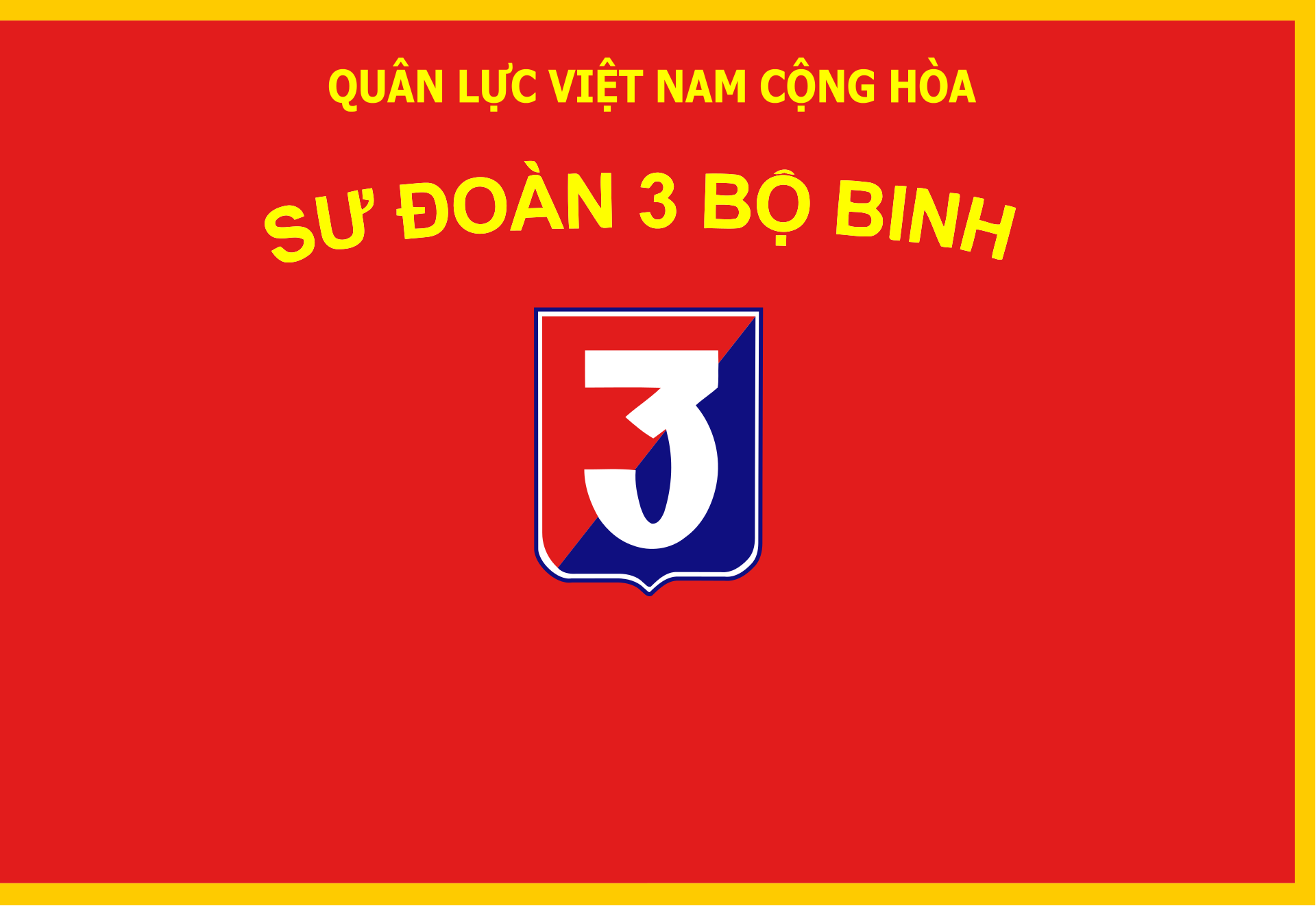 Flag of the ARVN 3rd Infantry Division.svg