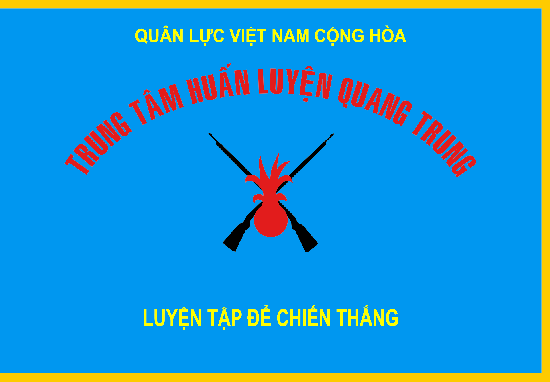 Quang Trung National Training Center Flag.svg