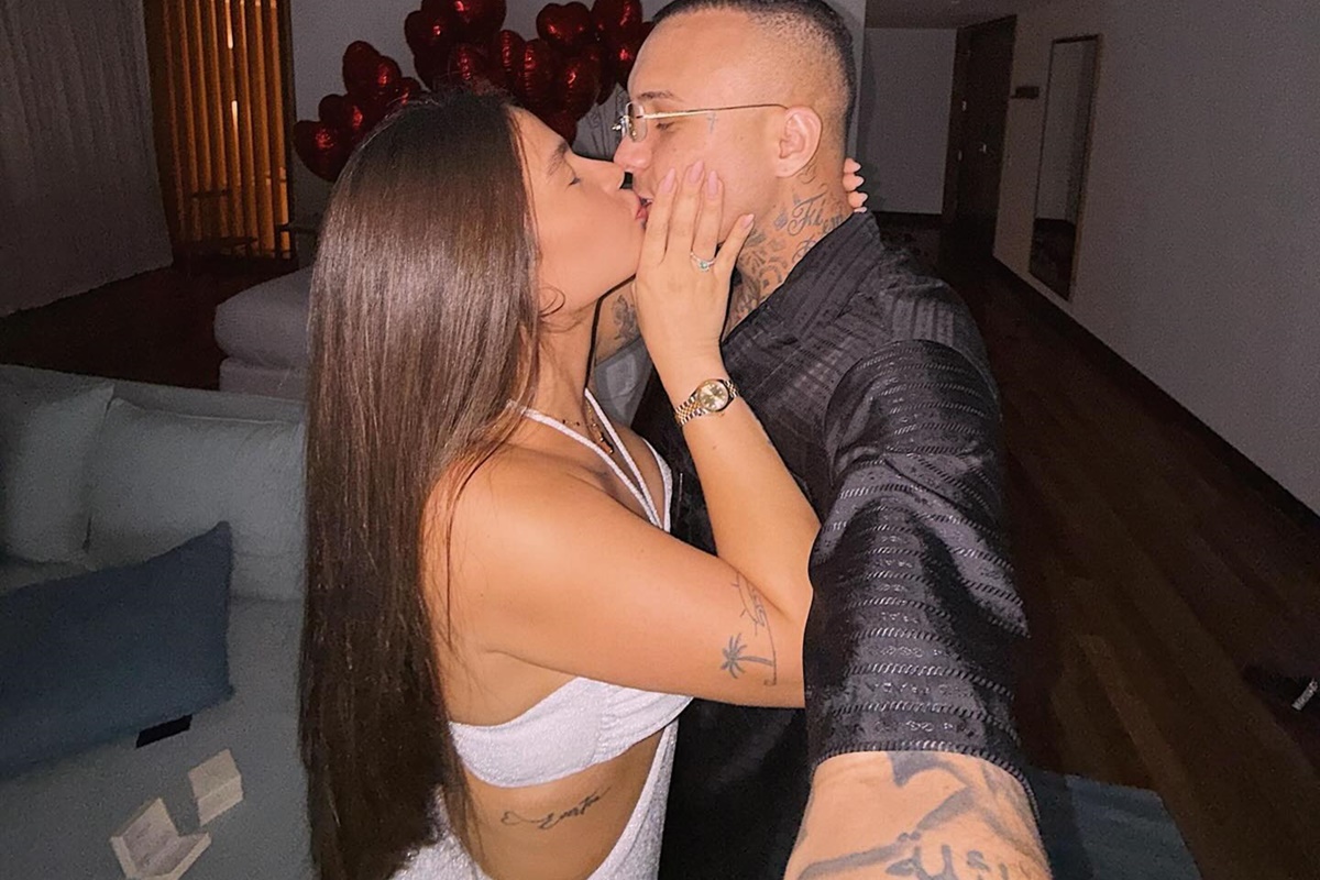 Cebolinha e Isa Ranieri se beijam nas redes sociais - Metrópoles