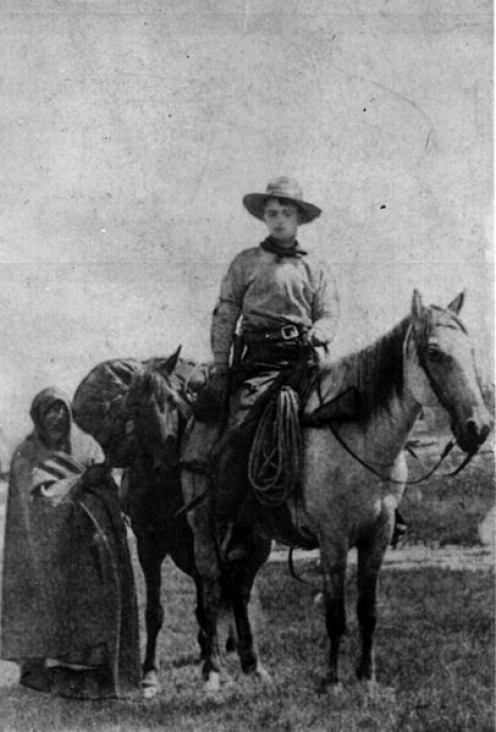 Frank E. Webner, Pony Express rider, taken in 1861.