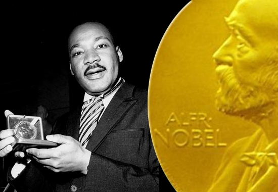Image result for dr. martin luther king wins the nobel peace prize