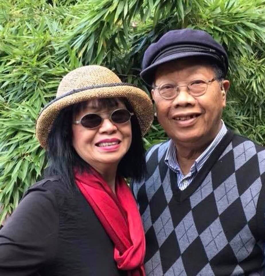 Ông Trần Quang Hải bên vợ - danh ca Bạch Yến. Ảnh: Facebook Trần Quang Hải