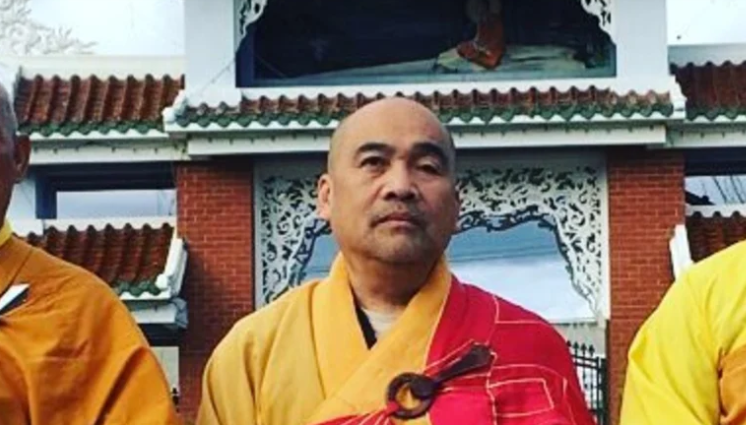 Thầy Thích Tịnh Đạo đã từ chức Chủ tịch Giáo hội Phật giáo Chùa Linh Sơn hồi tháng 7 (Ảnh: The Age)