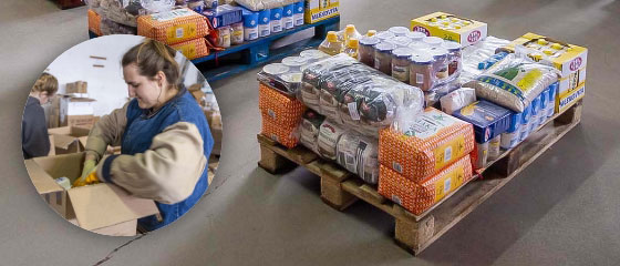 You can help rush supplemental food and hygiene supplies to people unable to leave Ukraine