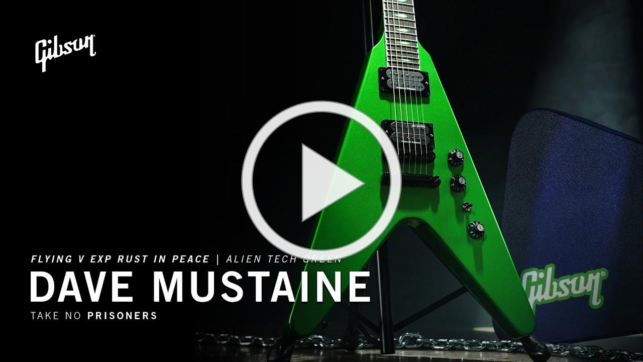 Dave Mustaine: Legendary Founder of the Multi-platinum and GRAMMY® Award-winning band Megadeth, Teams with Gibson for the Dave Mustaine Flying V EXP Rust In Peace, Available Worldwide