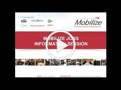 Mobilize Jobs Information Session Winter 2018/2019