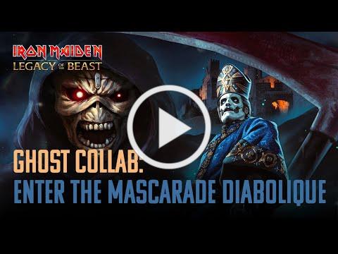 Iron Maiden: Legacy of the Beast &amp; Ghost Collaboration - Enter the Mascarade Diabolique!
