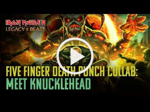 Iron Maiden: Legacy of the Beast &amp; Five Finger Death Punch Collab - Meet Knucklehead!
