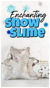 Whether it’s cold and snow outside or not, this snow slime is the perfect winter activity for kids! The fun textures, shimmer, and beauty make this one of our favorite January activities for preschoolers. Use this snow activities in your winter theme with toddler, preschool, pre-k, kindergarten, first grade, 2nd grade, and 3rd graders.