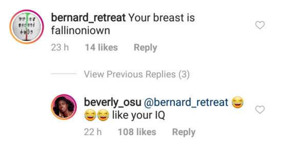 “Beverly Osu’s Breast Is Fallinoniown” Fans Come For The Reality Tv Star Online