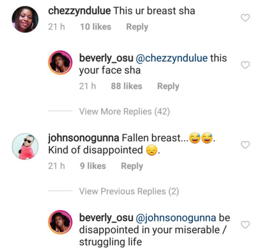 “Beverly Osu’s Breast Is Fallinoniown” Fans Come For The Reality Tv Star Online