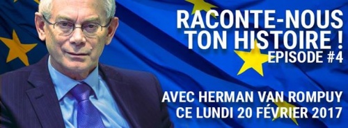 Débat avec Herman Van Rompuy, à Namur, ce 20 Février