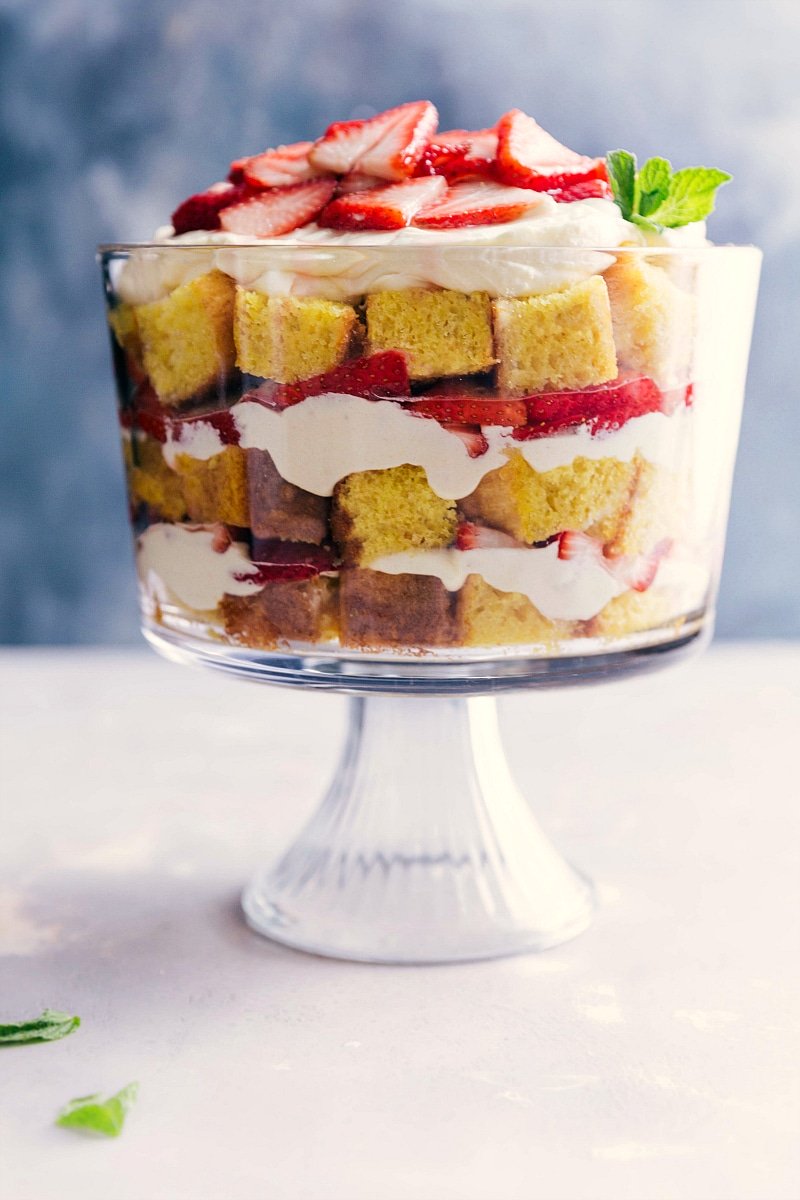 Photo of Strawberry Shortcake Trifle.