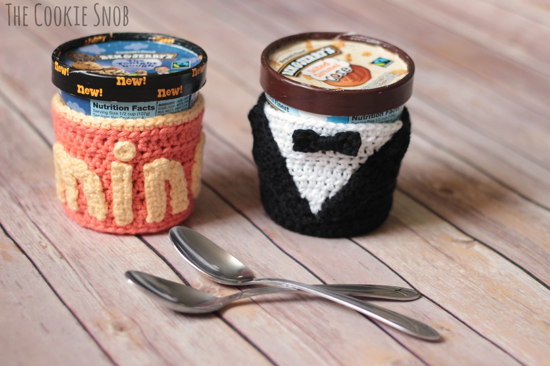 Ice Cream Pint Cozy Pattern