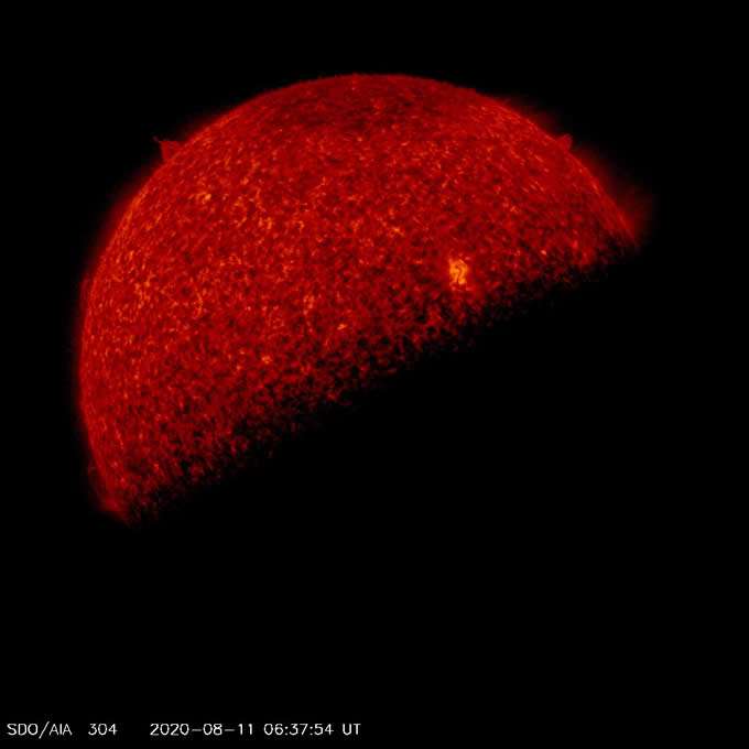News Burst 13 August 2020 - SDO Solar Eclipse