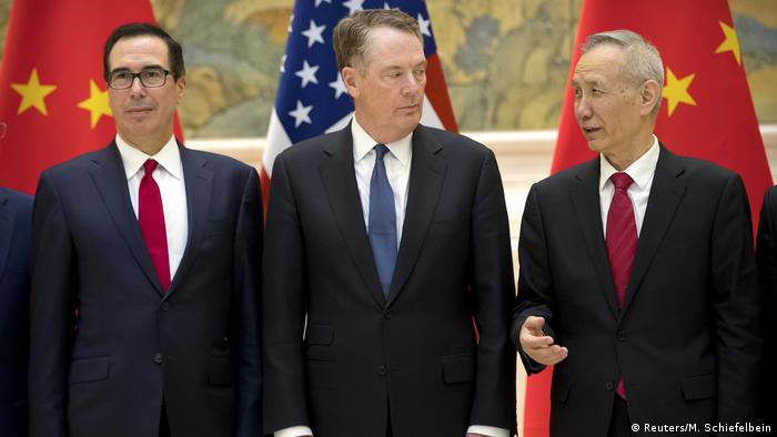 China Peking Handelsgespräche USA China (Reuters/M. Schiefelbein)