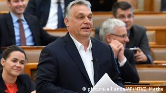Ungarn Premierminister Viktor Orban (picture-alliance/AP/MTI/Z. Mathe)