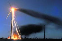 Wind turbine fire