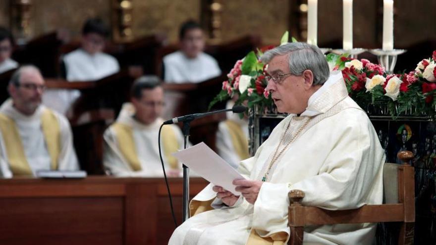 El abad de Montserrat pide perdón por los abusos sexuales en su homilía