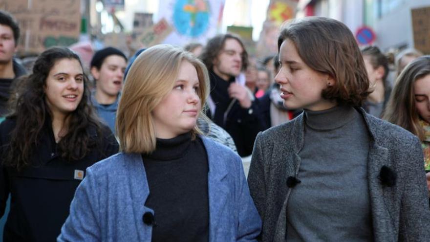 Dos adolescentes revolucionan la lucha contra el cambio climtico en Blgica