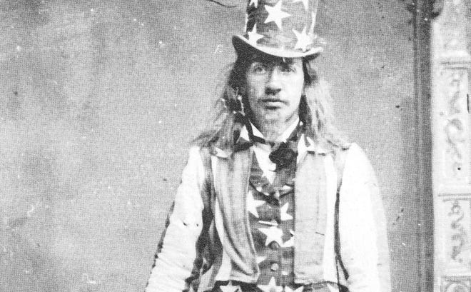 Dan Rice, who wintered his circus in Girard for about 10 years in the 1850s, appeared in his famous red, white and blue outfit at the Democratic Convention held in New York City in June of 1868. Some claim the the Uncle Sam character was modeled after Rice.
