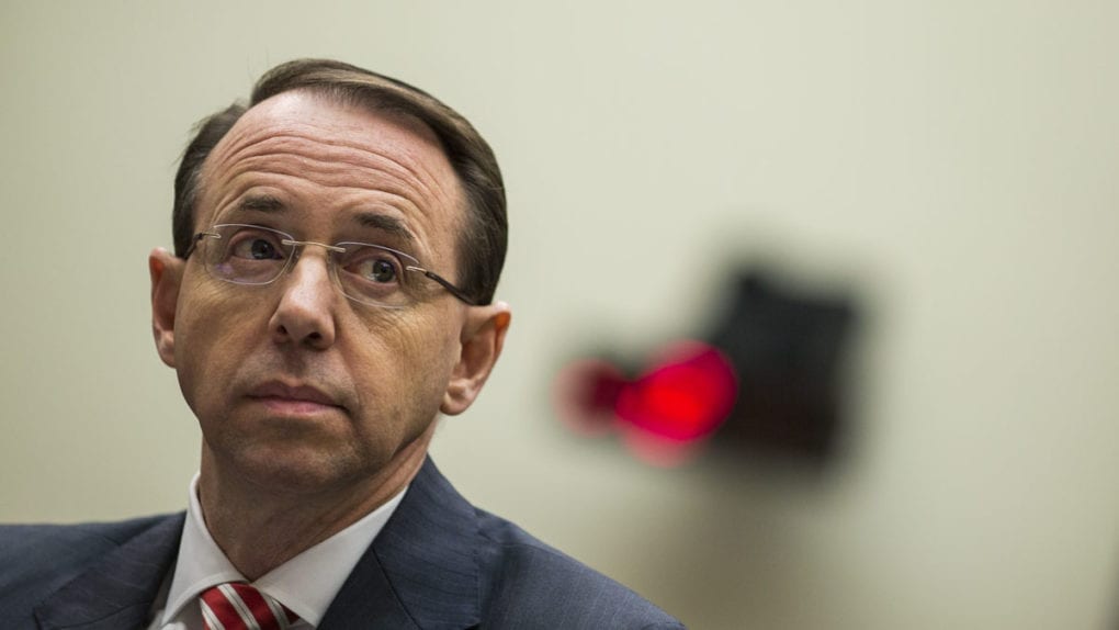 Deputy Attorney General Rod Rosenstein Testifies To House Judiciary Committee on Russia Investigation