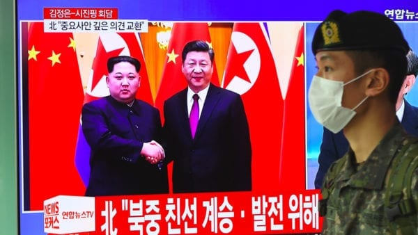 TOPSHOT-SKOREA-NKorea-China-diplomacy-Kim