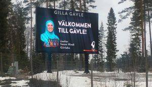 Sweden: Muslim woman in hijab with ties to jihadist mosque chosen for municipality’s welcome sign