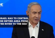 Netanyahu says Israel must Control from the River to the Sea, but it won’t cost him his Job as it does Palestinians