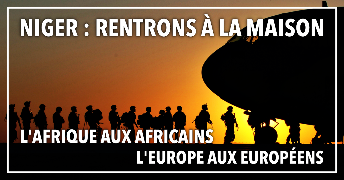 Communiqué - Niger : remigration contre remigration, rentrons à la maison