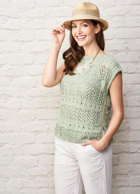No-shaping Lace Top