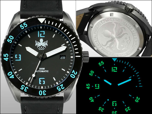 New Phoibos 300 Meter Reef Master Automatic Dive Watch