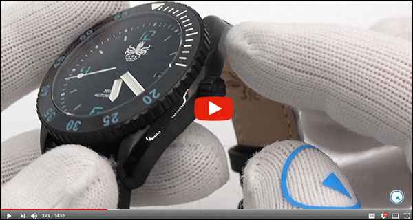 Youtube video for new Phoibos Reef Master Dive Watches